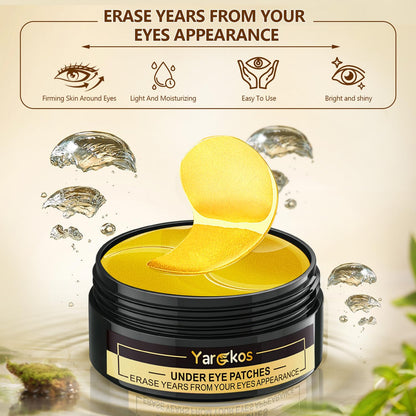 24K Gold Collagen Under Eye Patches - Luxury Rejuvenation (60 Pcs)