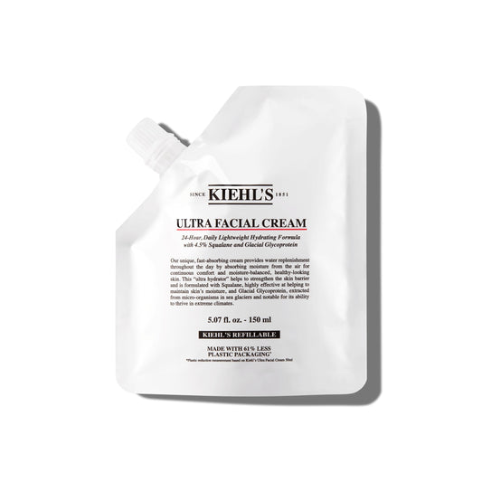 Kiehl's Ultra Facial Cream Moisturizer, Daily Lightweight Face Cream Hydrates Skin, Lotion with Pro-Ceramides, Provides Lasting Hydration and Moisture Surge, For All Skin Types, Fragrance Free