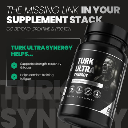Turkesterone 500mg & Tongkat Ali 500mg for Men - Muscle Growth, Stamina & Performance Support with Apigenin & BioPerine - 60 Capsules (Made in USA)