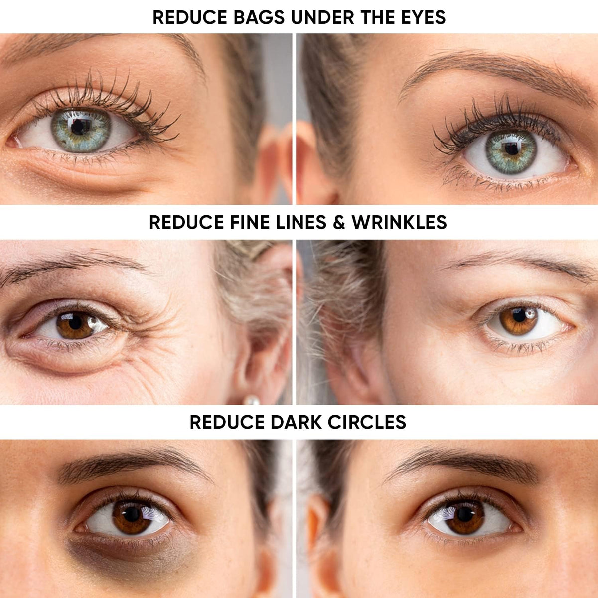Instant Ageless Eye Cream - Firming Eye Cream for Under Eye Bags, Wrinkles & Dark Circles