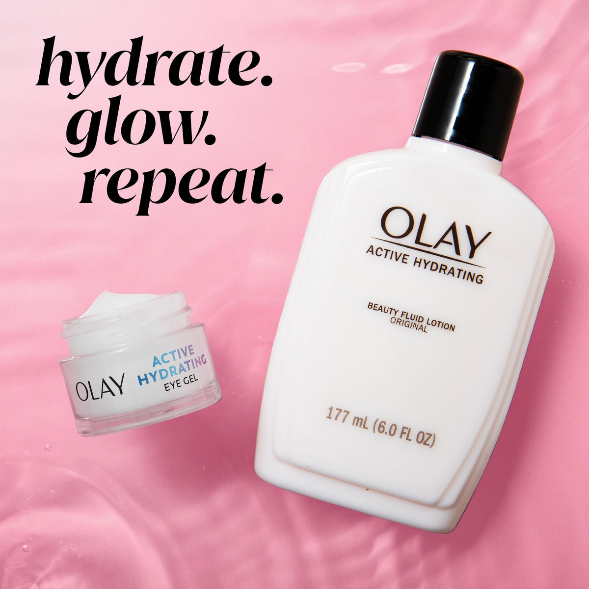 Olay Active Hydrating Eye Gel - Fragrance-Free Hyaluronic & Niacinamide (15g)