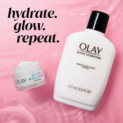 Olay Active Hydrating Eye Gel - Fragrance-Free Hyaluronic & Niacinamide (15g)
