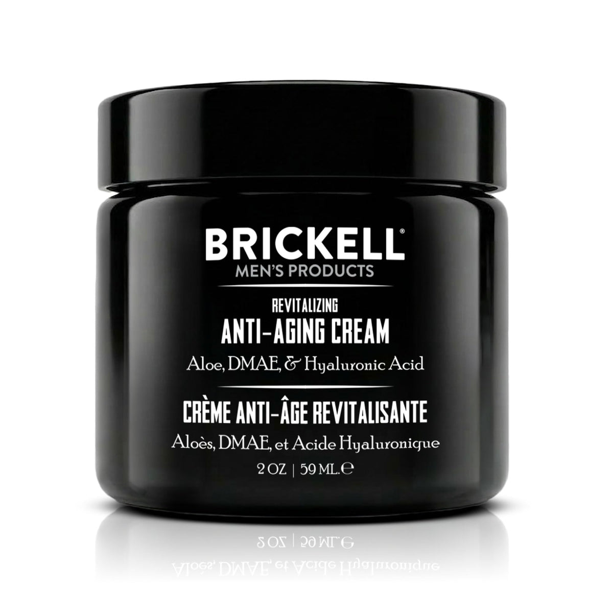 Brickell Men's Revitalizing Anti-Aging Cream For Men, Anti Wrinkle Night Face Cream To Reduce Fine Lines and Wrinkles, With Vitamin E, Jojoba Oil, and Hyaluronic Acid, 2 Ounce, Unscented