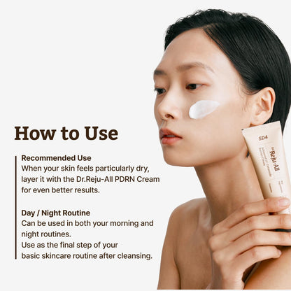Dr.Reju-All Advanced LC-Ceramide Barrier Cream - Patented Long Chain Ceramide Deep Hydration - Lightweight Korean Face Moisturizer for Strengthening Skin Barrier - 1.69 Fl Oz