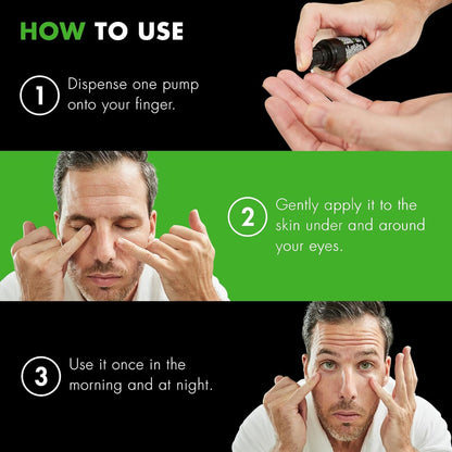 Tiege Hanley Eye Cream for Men - Anti-Aging & Dark Circles (2 Pack)