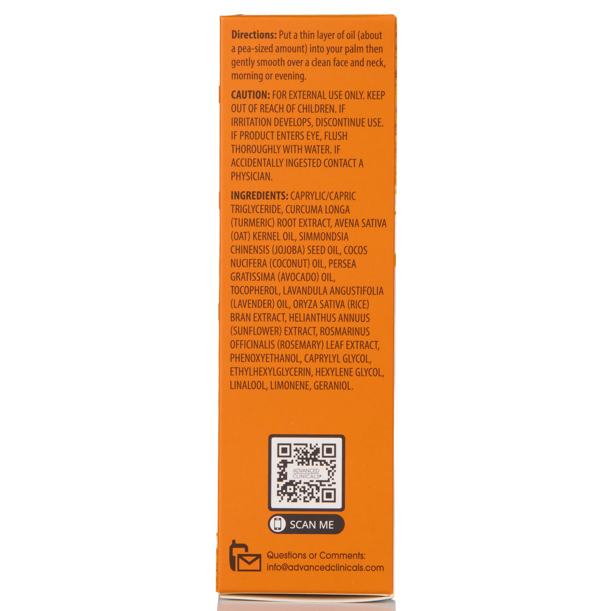 Advanced Clinicals Turmeric Oil Serum - Antioxidant Glow Duo (52ml x 2)