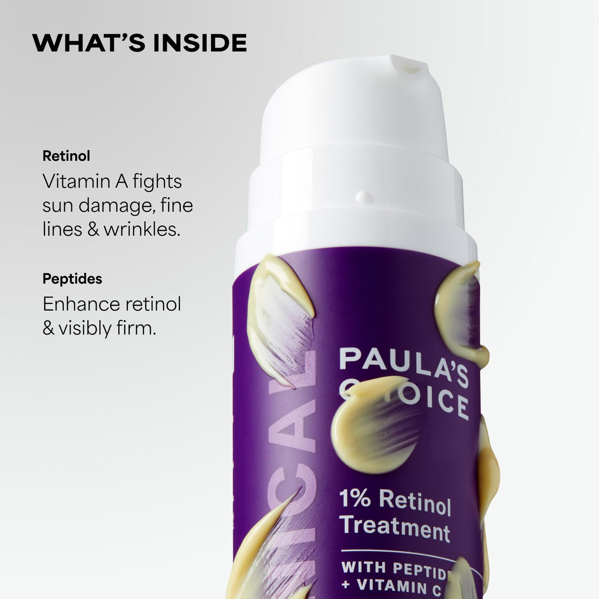 Paula's Choice CLINICAL 1% Retinol Face Treatment with Peptides, Vitamin C & Licorice Extract, Anti-Aging Skin Care Serum, Fine Lines & Wrinkles, Fragrance Free, 1 Fl Oz
