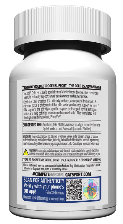 Testosterone & Estrogen Balance Support for Men - Energy, Strength & Performance Booster with Tribulus, Tongkat Ali & Fenugreek