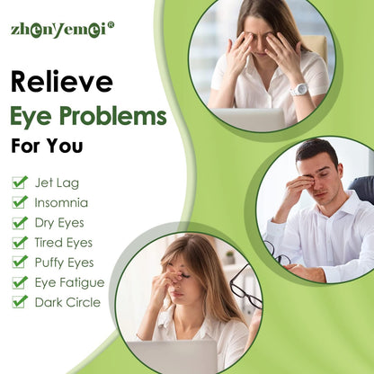 ZHENYEMEI Self-Heating Steam Eye Mask - 6A Silk Cotton Warm Compress for Dry Eye Relief - No Microwave Needed (36 Pack)