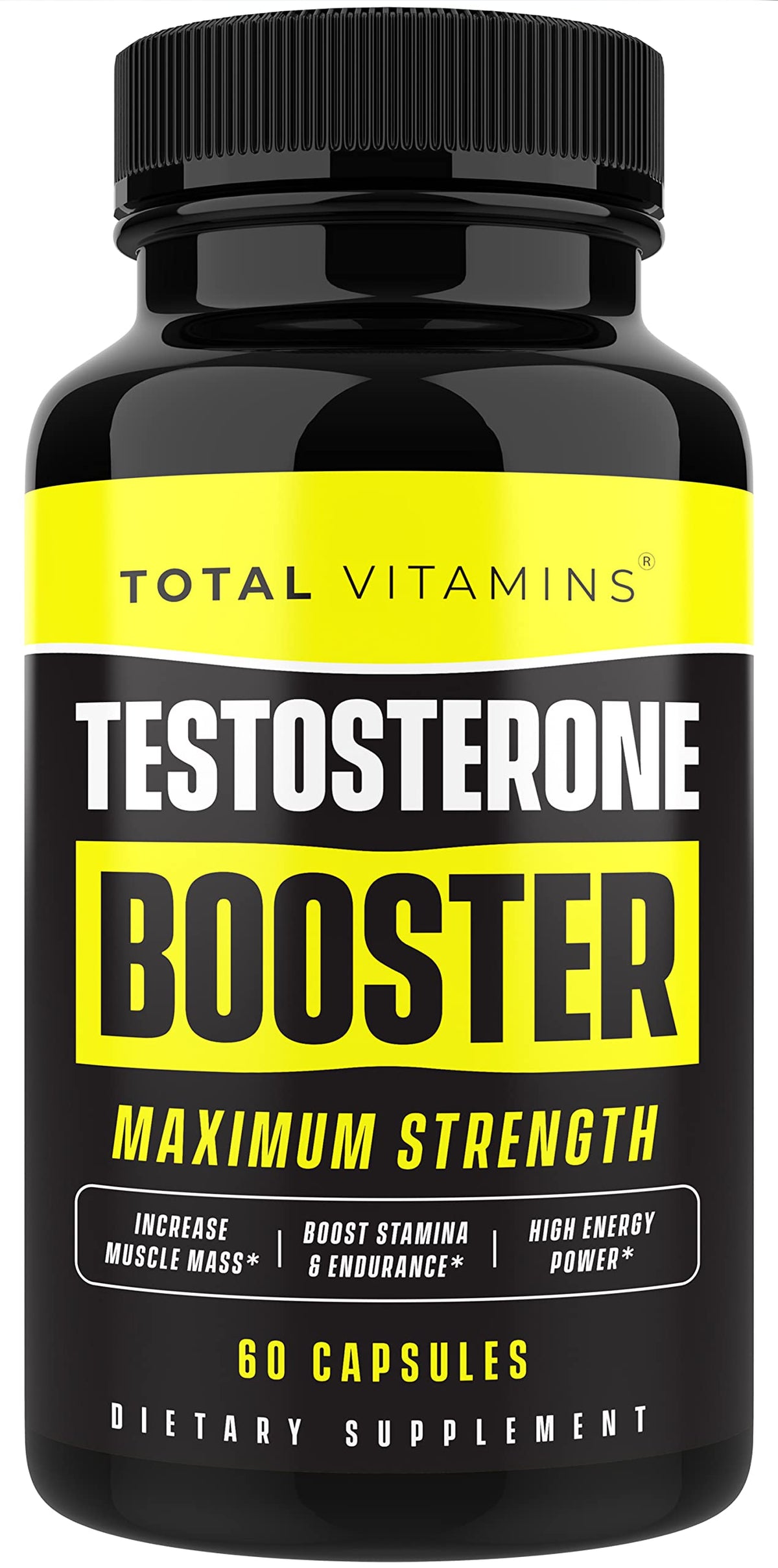 Testosterone Booster for Men - Energy, Stamina & Muscle Growth Support Male Enhancement Supplement