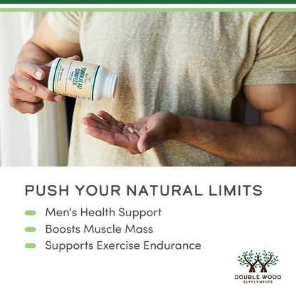 Tongkat Ali Extract 200:1 Ultra High Potency for Men - 1000mg Longjack Eurycoma Longifolia with Tribulus Terrestris - Testosterone & Energy Support (120 Capsules)