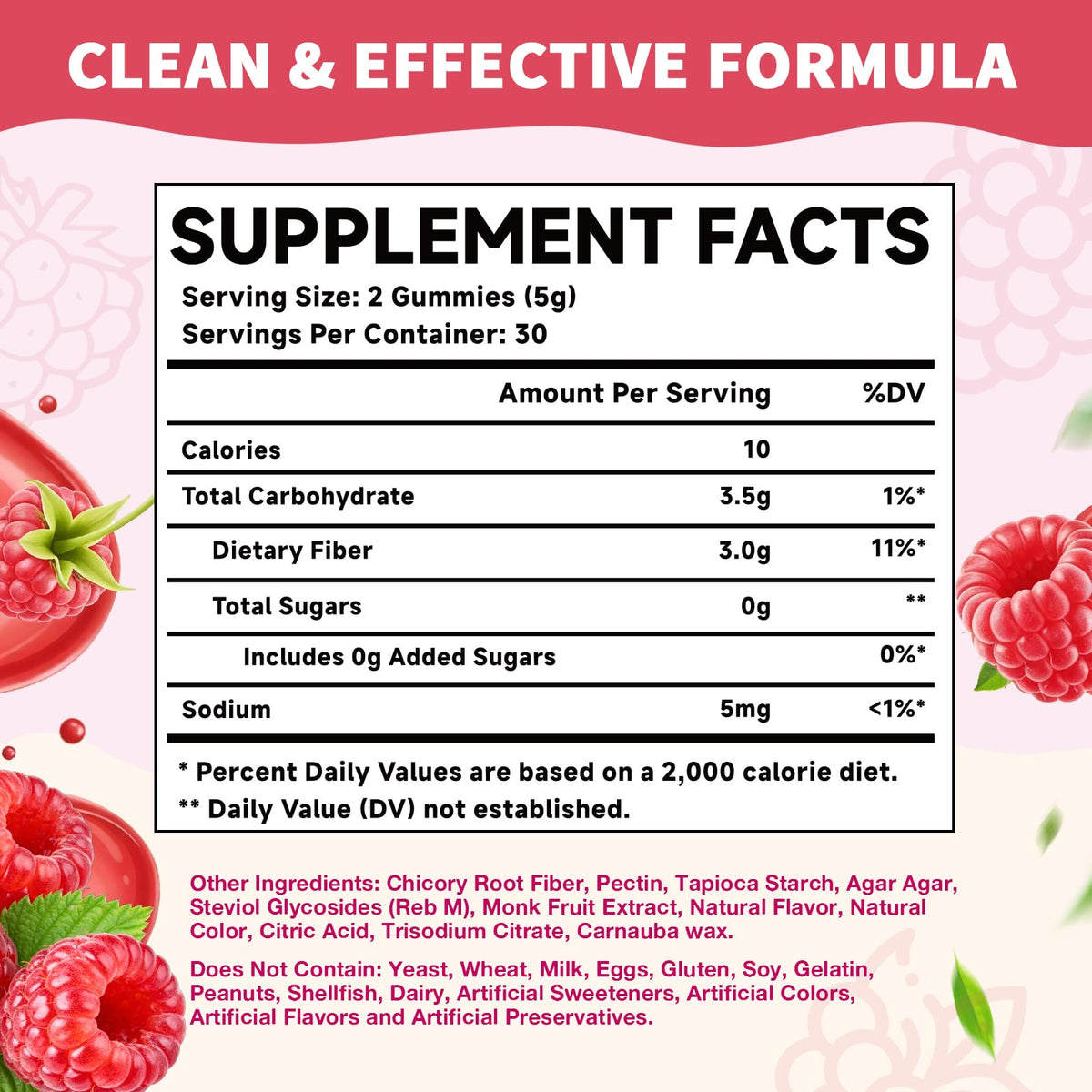 MOORGUMY Fiber Gummies for Digestive Health & Regularity, Sugar-Free High Fiber Supplement for Adults & Kids, Soluble Dietary Fiber, Vegan Fiber Supplements for Men & Women, 120 Count