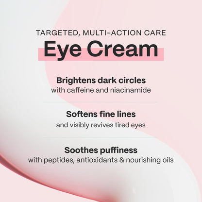 Mad Hippie Anti-Aging Eye Cream - Vitamin C & Peptides for Dark Circles & Puffiness - Niacinamide & Kakadu Plum (0.5 oz)