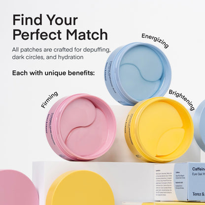 TEREZ & HONOR Peptide Collagen Under Eye Patches (60 Pcs) - Korean Firming & Anti-Aging Hydrogel Masks for Wrinkles & Bags