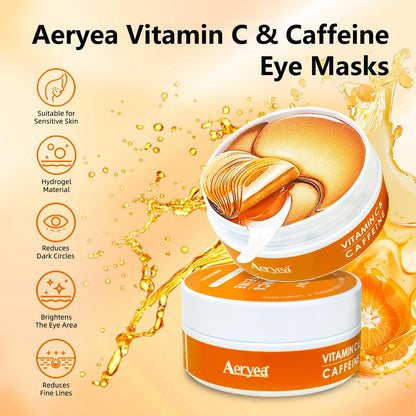 Aeryea Vitamin C & Caffeine Under Eye Patches - Hydra-Gel (2 Pack)