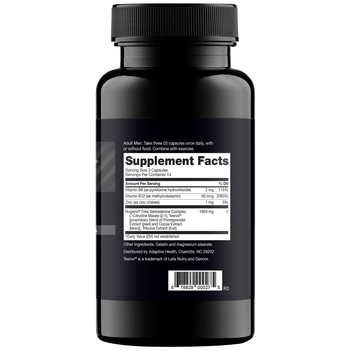 Testosterone Booster for Men - Free Testosterone, Energy & Strength Support Supplement - Nugenix T Booster (42 Count)