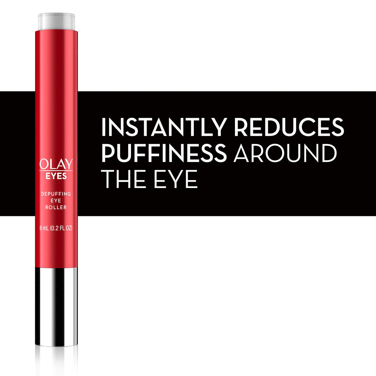 Olay Eyes Depuffing Eye Roller - Under Eye Treatment with Vitamin E for Puffy Eyes & Tired Eyes (0.2 fl oz)