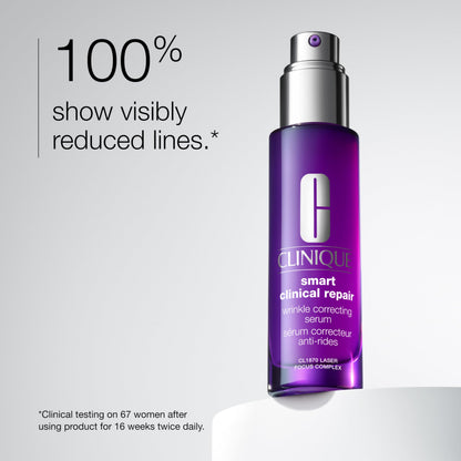 Clinique Smart Clinical Repair Wrinkle Correcting Serum (Mini / Travel Size - 10ml) - Potent Anti-Aging Trial with Retinoid & Peptides