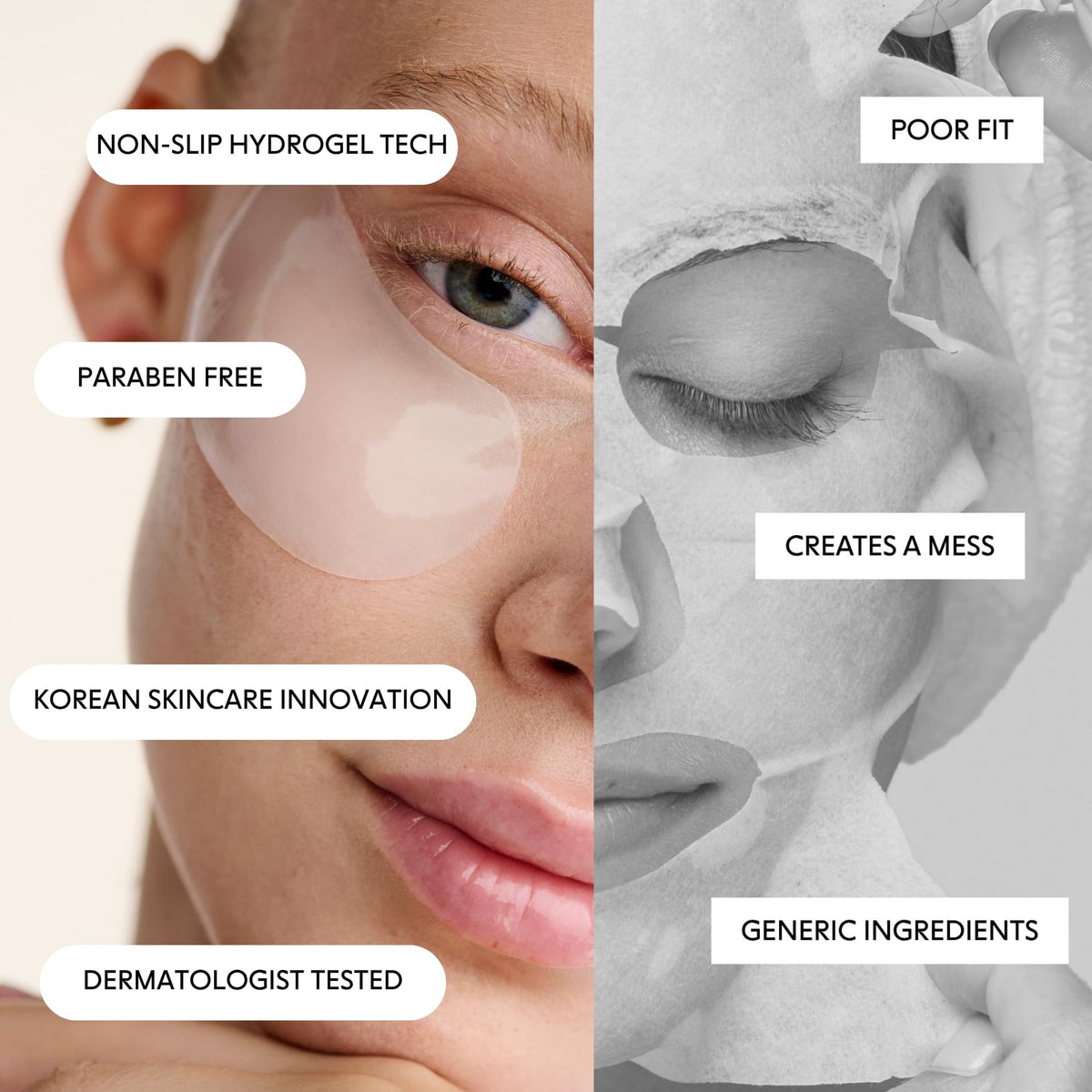 LOOPS Dew Cloud Ultra Hydrating Hydrogel Eye Masks - 5pc Set