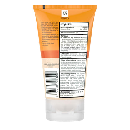 Neutrogena Oil-Free Acne Face Wash with 2% Salicylic Acid, Daily Exfoliating Scrub & Acne Treatment for Oily, Acne-Prone Skin, Clears Breakouts & Blackheads, 4.2 fl. oz
