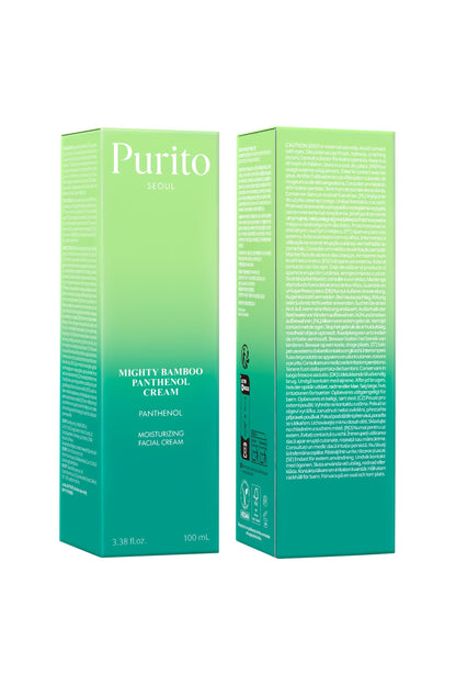 PURITO Panthenol 10% Post-Acne Cream - Moisturizer for Blemish Marks, Barrier Repair - Silicone-Free, Non-Comedogenic, Fragrance-Free, Vegan & Cruelty-free - Korean Skincare, 100mL 3.38 fl.oz