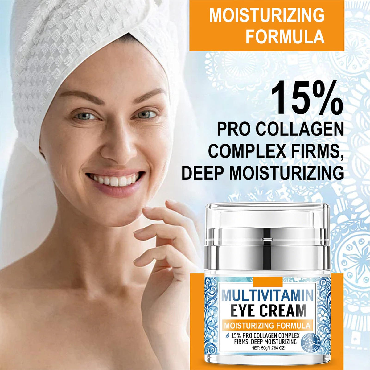 Collagen Complex Eye Cream - Tripeptide & Rice Bran Firming Treatment (50g)