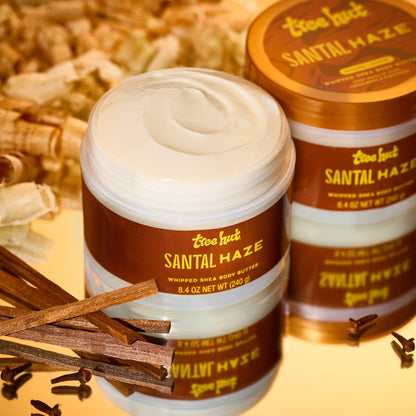 Tree Hut Santal Haze Whipped Shea Body Butter 8.4 oz, Hydrating Moisturizer