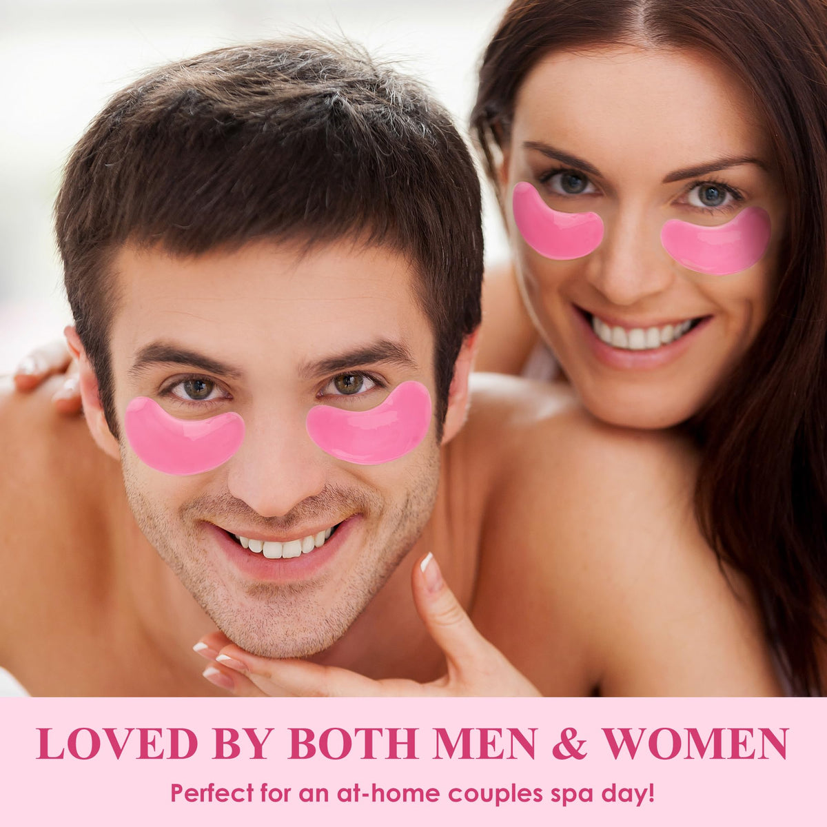 Rose Collagen Under Eye Patches - 30 Pairs - Brightening Eye Mask for Dark Circles, Puffy Eyes & Fine Lines