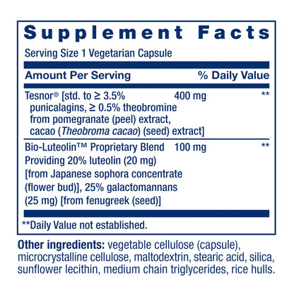 Testosterone Support Supplement for Men - Male Health, Energy & Performance Formula with Pomegranate & Cacao - Life Extension Testosterone Elite (30 Capsules)