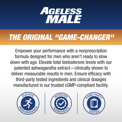 Testosterone Support for Men - Energy, Strength, Stamina & Vitality Booster for Muscle Performance & Male Health