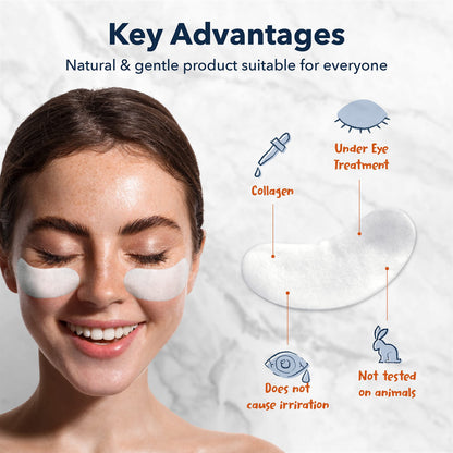 Purederm Deluxe Collagen Eye Mask - 2 Pack (60 Sheets Total)