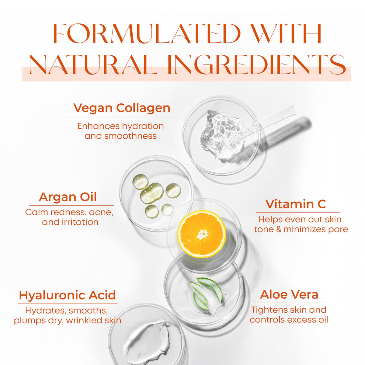 Skin 2.0 Vitamin C Serum - Dermatologist Tested, Anti-Aging & Dark Spot Remover - Brightening, Clean Beauty, Cruelty-Free, Korean Skincare for Glass Skin, All Skin Types - 1.69 Fl. oz
