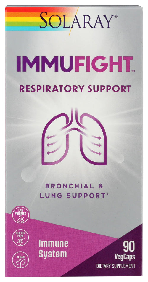 Solaray ImmuFight, Respiratory Support, 90 VegCaps