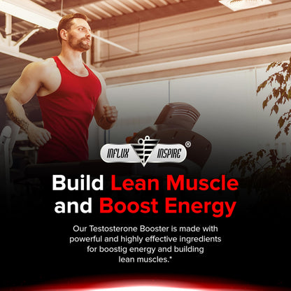 Testosterone Booster for Men - Muscle Growth, Strength, Stamina & Energy Support with Fast-Acting Performance Formula - 60 Capsules (3rd Party Tested)