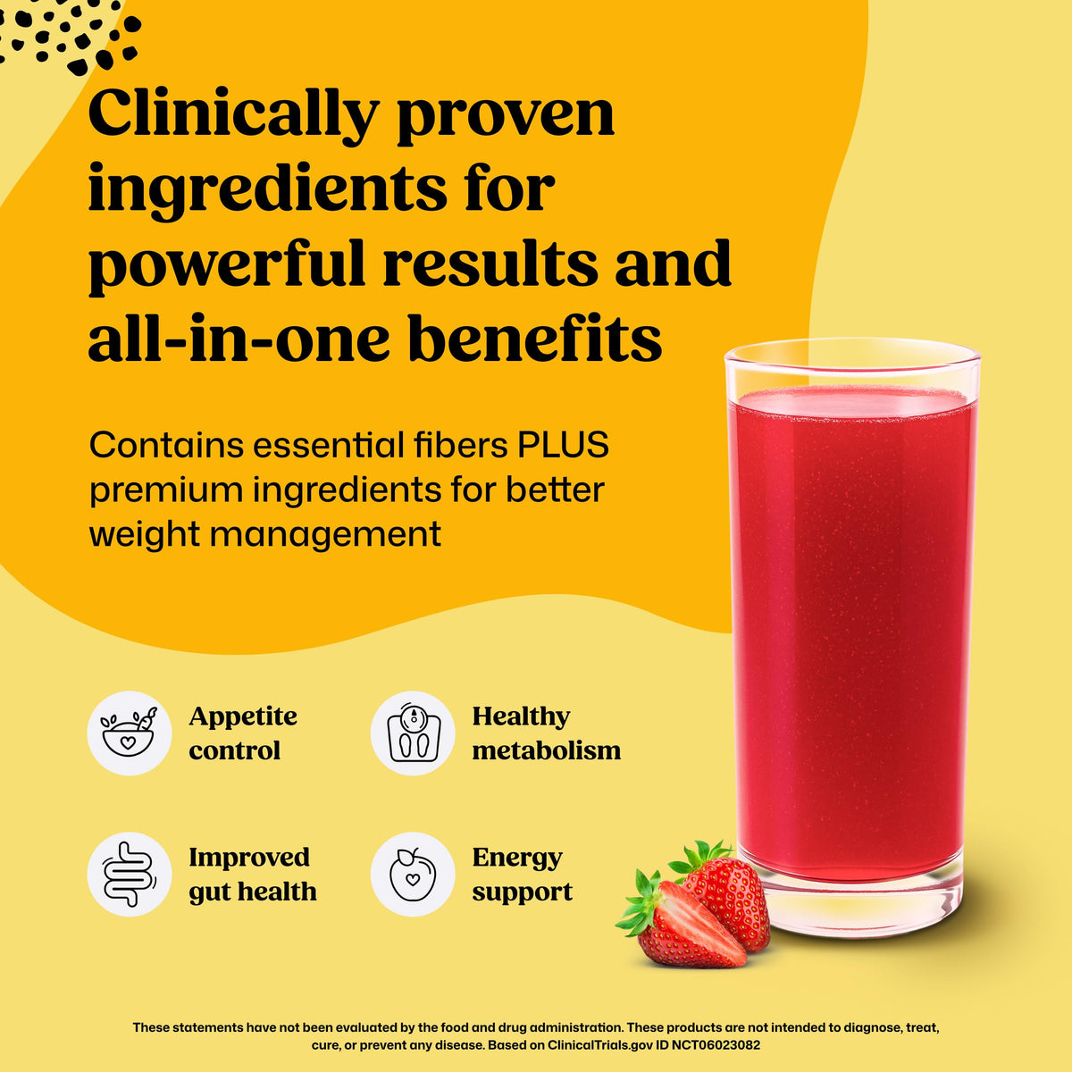 ColonBroom Premium Weight Management Supplement (Strawberry, 90 Servings) - Colon Broom Psyllium Husk Fiber Powder Drink - Gluten Free, Non-GMO Colon Cleanse for Bloating Relief & Gut Health