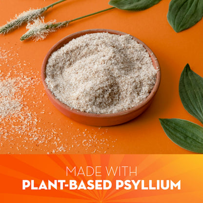 Metamucil 4-in-1 Psyllium Husk GLP-1 Friendly Fiber Supplement, Real Sugar, 114 tablespoons, Orange Flavored, Daily Fiber Powder for Digestive Health, made with Plant-Based Psyllium Husk Fiber