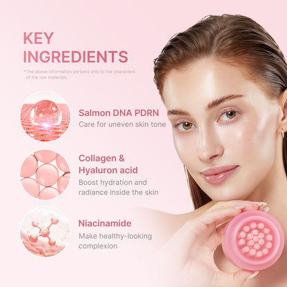 medicube Capsule Cream with Salmon DNA PDRN Pink Collagen - Lightweight Moisturizing Cream with PDRN, Niacinamide for Uneven Skin Tone and Texture, Glow hydration - Korean Skincare, 1.94 oz