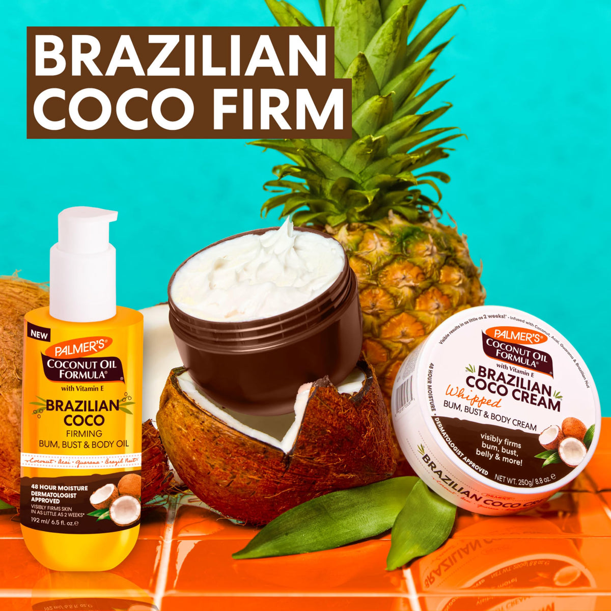 Palmer's Coconut Oil Formula Brazilian Coco Firming Body Oil with Vitamin E, 6.5 fl oz