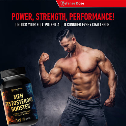 Testosterone Libido Booster for Men - Muscle Growth, Energy, Stamina & Performance Support Supplement