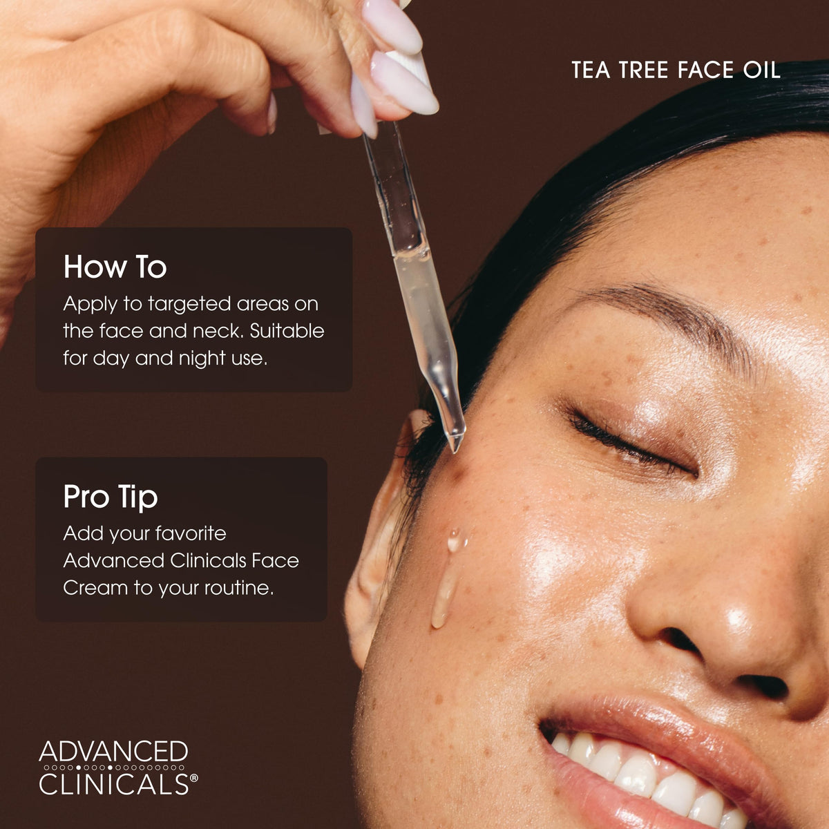 Advanced Clinicals 3PC Clarifying Set - Tea Tree, Vitamin C & 10% AHA