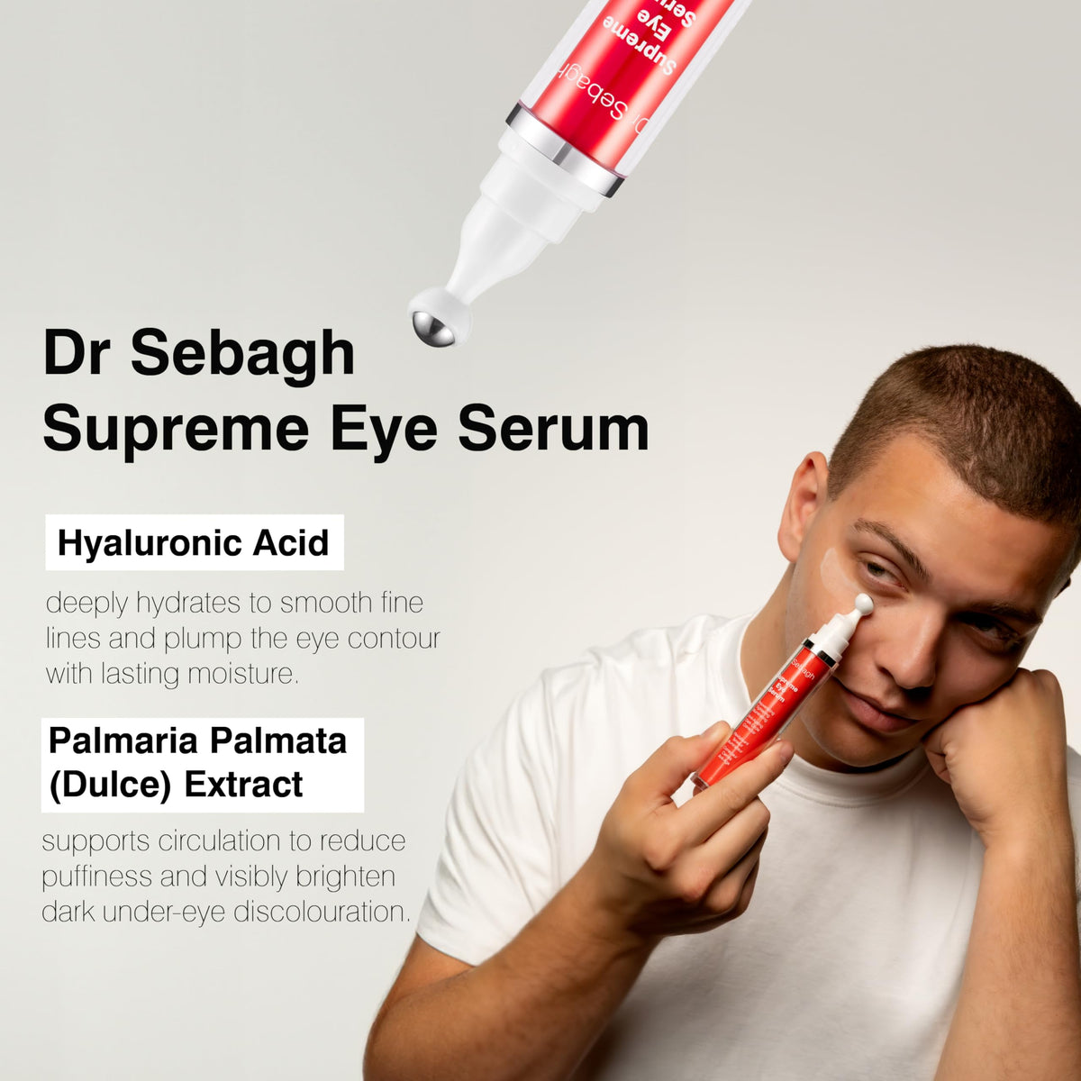 Dr Sebagh Supreme Eye Serum (0.51 fl oz) - Advanced Roll-On Formula for Firming & Brightening