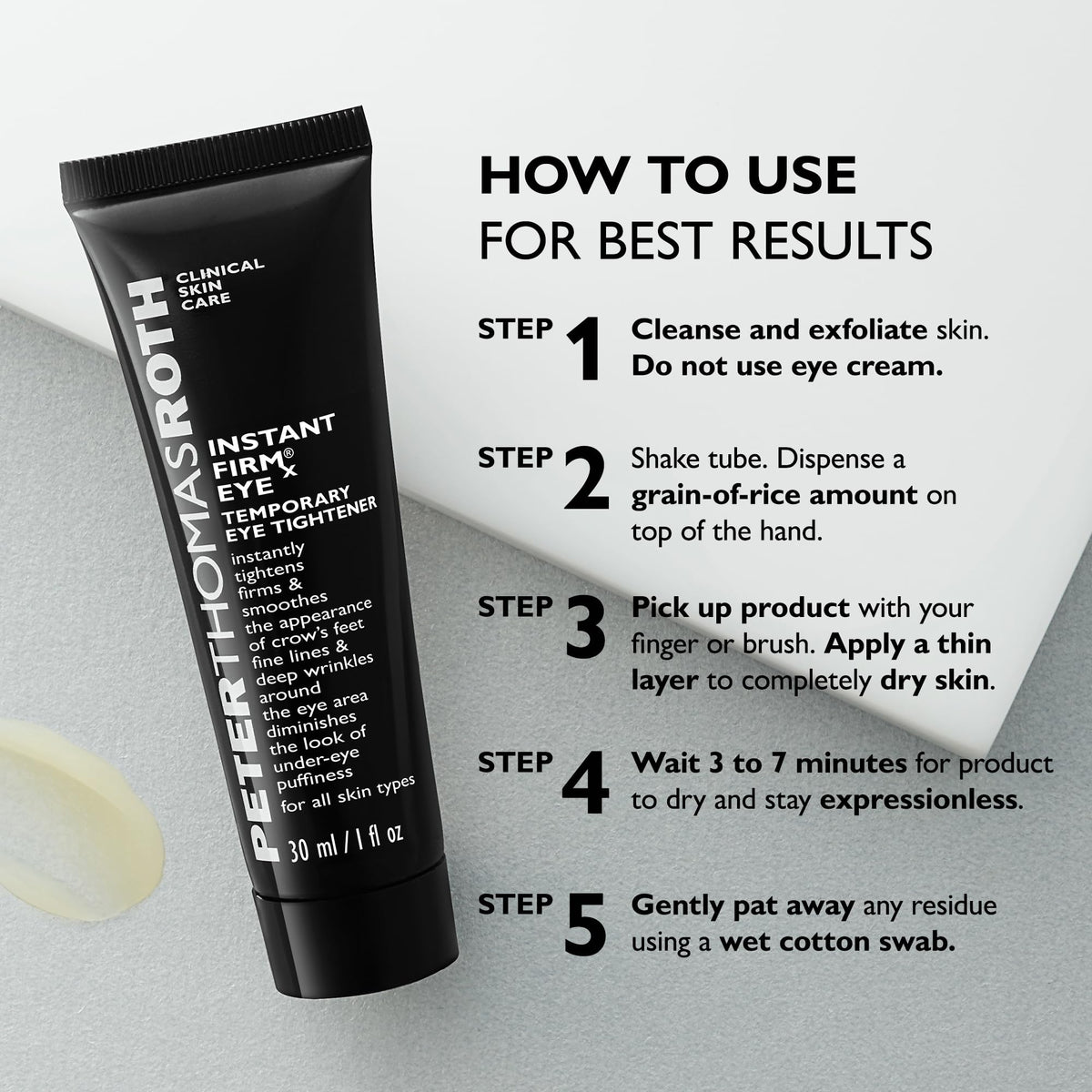 Peter Thomas Roth Instant FIRMx Eye - Temporary Eye Tightener for Instant De-Puffing & Smoothing