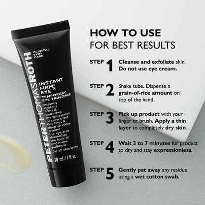 Peter Thomas Roth Instant FIRMx Eye - Temporary Eye Tightener for Instant De-Puffing & Smoothing
