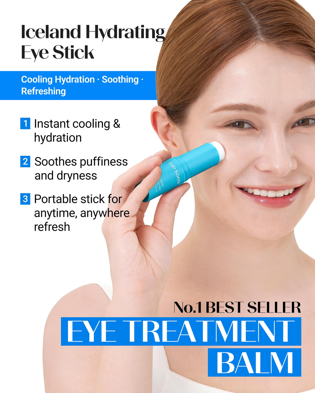 theSAEM Iceland Hydrating Eye Stick - Triple Action Gift Set (3-Pack)