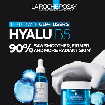 La Roche-Posay Hyalu B5 Pure Hyaluronic Acid Serum for Face, with Vitamin B5, Anti-Aging Serum for Fine Lines and Wrinkles, Plumps and Repairs Dry Skin, Safe on Sensitive Skin