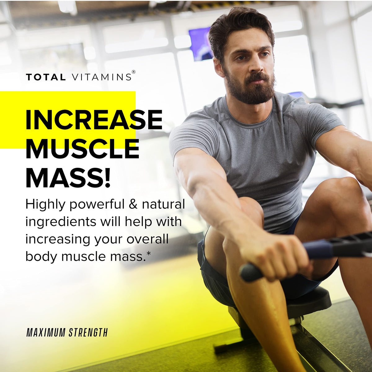 Testosterone Booster for Men - Energy, Stamina & Muscle Growth Support Male Enhancement Supplement