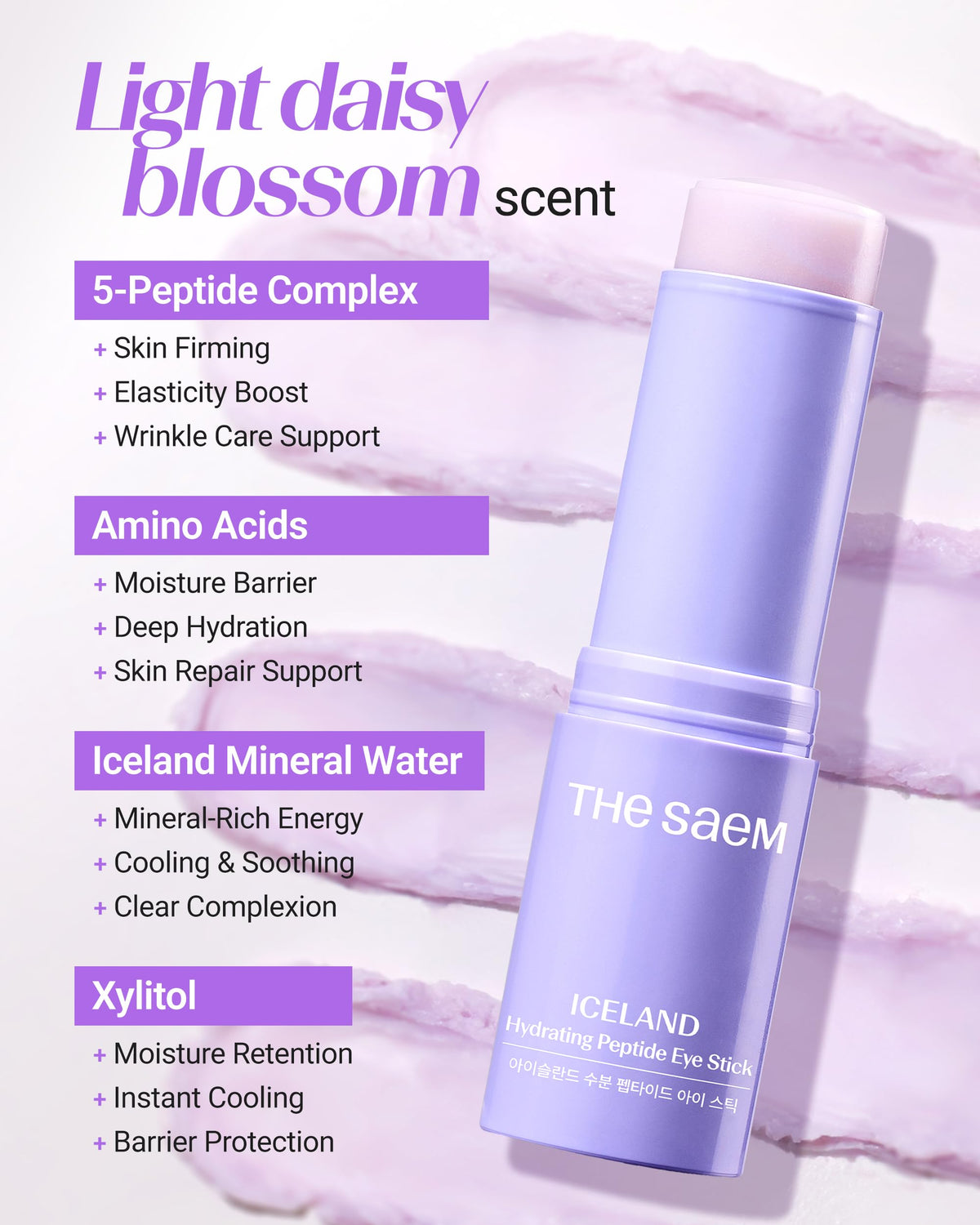 theSAEM Iceland Eye Stick Complete Bundle - Triple Care (3 x 0.38 oz)