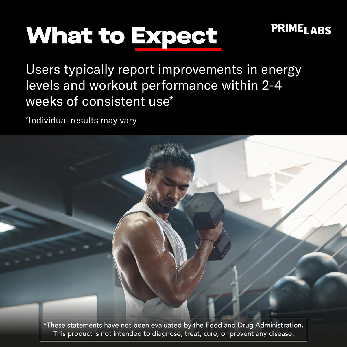 Testosterone Booster for Men - Energy, Strength, Stamina & Endurance Support Supplement - Prime Labs (2 Pack, 120 Caplets)