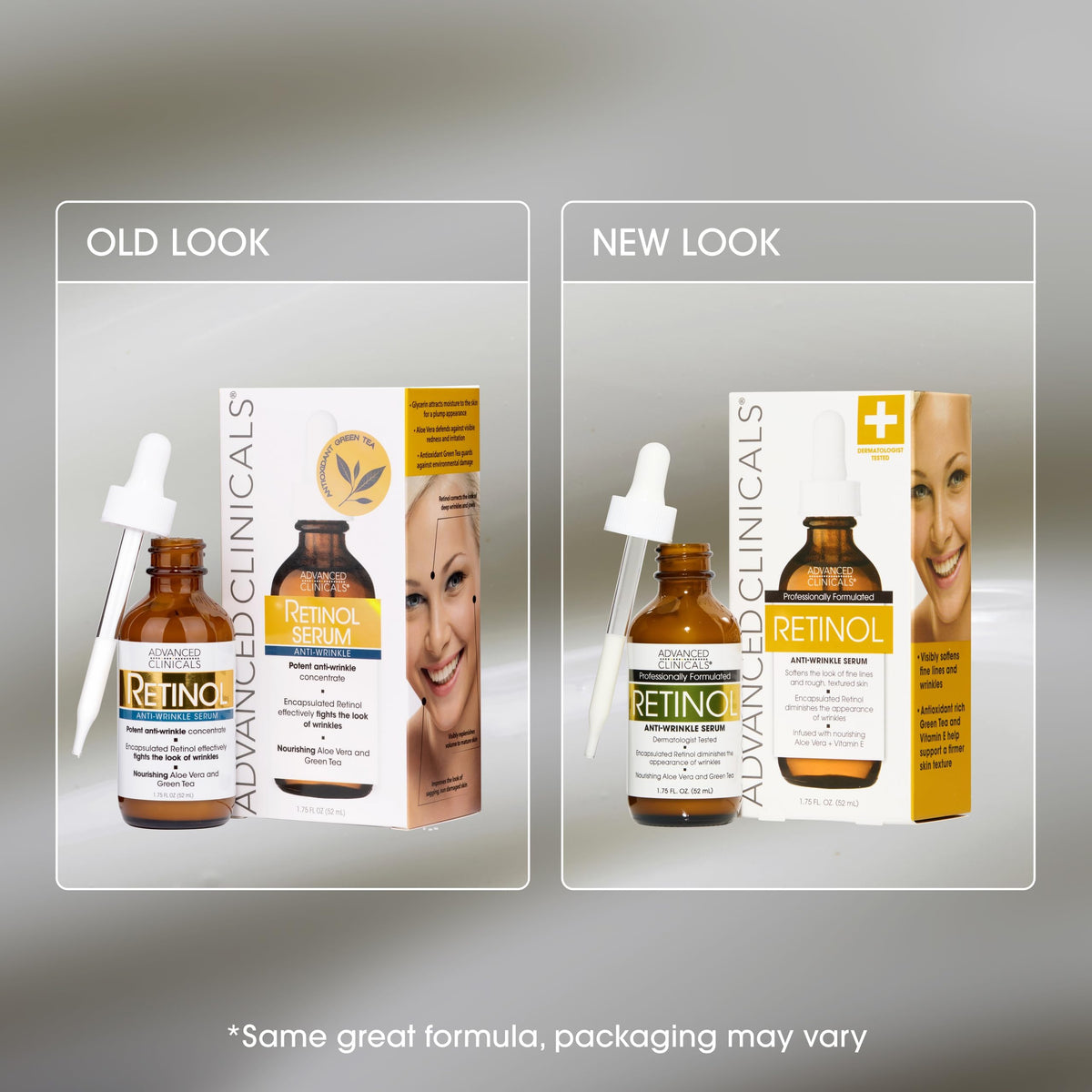 Advanced Clinicals Retinol Serum - Anti-Aging & Renewing Duo (52ml x 2)