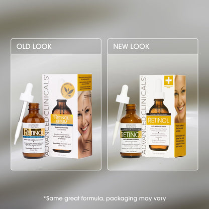 Advanced Clinicals Retinol Serum - Anti-Aging & Renewing Duo (52ml x 2)